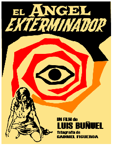 Cartel de la película El ángel exterminador de Luis Buñuel